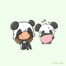 Cute Art Kawaii Stickers On Instagram Help Me Name This Guy Meet My Spirit Animal He S Probably The Reason I Am Cute Art Panda Artwork My Spirit Animal