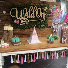 Wild One Birthday Party Ideas Photo 1 Of 19 Wild One Birthday Party Boho Birthday Party First Birthday Parties