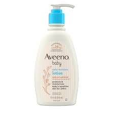 Aveeno Baby Daily Moisture Lotion With Colloidal Oatmeal 12 Fl Oz Walmart Com