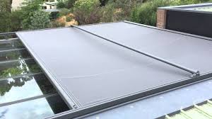 Montage der markise an betondecke mit wärmeschutz. Warema P40 Pergola Awning Retracting Youtube