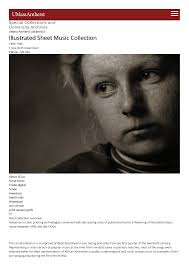 Illustrated Sheet Music Collection Finding Aid : Special Collections and  University Archives, UMass Amherst Libraries