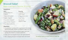 Broccoli Salad Recipe From Sam S Club Healthy Living Magazine Consider Blanching Brocco Broccoli Salad Recipe Broccoli Recipes Casserole Clean Eating Recipes