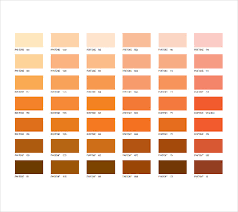 15 Word Pantone Color Chart Templates Free Download Free