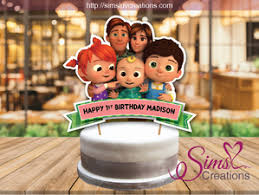 Cocomelon Cake Topper Cake Centerpiece Cake Decorations Cake Centerpieces Cake Toppers Easy Cake Decorating