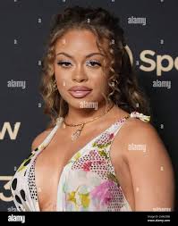 West Hollywood, CA, 2 febbraio 2023. Latte arriva al Best New Artist Party  di Spotify del 2023, tenutosi presso il Pacific Design Center di West  Hollywood, California, giovedì 2 febbraio 2023. (Foto