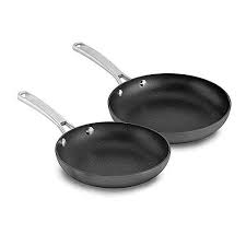 Hard Anodized Nonstick 10 Inch And 12 Inch Cookware Fry Pan Set 2 Piece Skillet Cookware Set Stainless S Cookware Set Stainless Steel Fry Pan Set Cookware Set