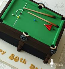 Snooker Table Cake Pool Table Cake Snooker Table Snooker