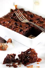 Brownie Chocolat Noir Et Caramel Beurre Sale Recette Brownie Chocolat Chocolat Caramel