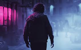 1920x1080 preview wallpaper batman arkham origins, joker, games montreal, rocksteady studios 1920x1080. Joker Back View Supervillain Creative Street Joker Hd Wallpaper Peakpx