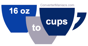 In case of dry measures, a cup of dry flour (apf) weighs 4.5 ounces, not 8 ounces. 16 Oz To Cups