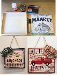 Reversible Summer And Fall Sign In 2020 Calendar Craft Diy Vintage Decor Diy Calendar