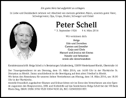 Welcome to the home page of peter schell. Traueranzeigen Von Peter Schell Wirtrauern