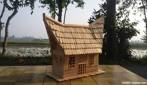 Ãƒ„ 12 contoh desain kayu minimalis modern sederhana. Cara Membuat Rumah Adat Dari Stik Es Krim Mudah Kokoh Ide Kreatif