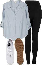 Don't forget to include stylish sweat shirts, jumpers and cardigans and leather jacket. 33 Awesomely Cute Back To School Outfits For High School School Oufits Fashion Summer Highschool Cute College Outfits College Outfits Casual Outfits