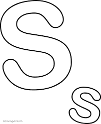 You can print as many online coloring pages as you want to keep your child busy for several hours. Uppercase S And Lowercase S Coloring Page Coloringall