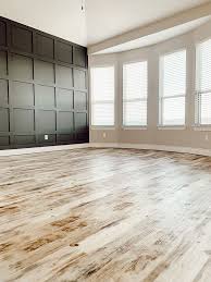 Faux Farmhouse Flooring Makeover With Lifeproof Sheet Vinyl In 2020 Farmhouse Flooring Floor Makeover Master Bedroom Flooring Ideas