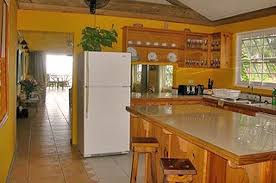 The Colours In This Jamaican Kitchen Are Pretty Nice Has A Very Warm Welcoming Feeling To It And Lots Of Space Tha Kitchen Decor Kitchen Food Preparation