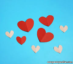 Optional, decorate the front of the card, hole punch and add a ribbon to open the card up. Heart Valentines Day Pop Up Card Easy Peasy And Fun