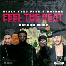 The black eyed peas (from left to right): Black Eyed Peas Maluma Feel The Beat Kat Rick Remix By Kat Rick