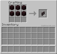 Craft Your Own Nether Brick Fence In Minecraft This Type Of Fence Does Not Burn Minecraft Crafting Recipes Crafting Recipes Minecraft Food
