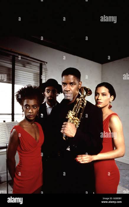 MO' BETTER BLUES USA 1990 Spike Lee CYNDA WILLIAMS, DENZEL WASHINGTON,  SPIKE LEE, JOIE LEE Regie: Spike Lee Stock Photo - Alamy