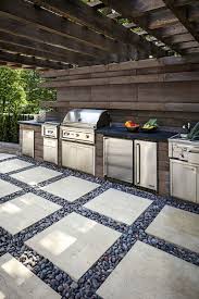 A small outdoor kitchen is the best way to cook and enjoy the outdoors. Modern Rustic Outdoor Kitchen Diy Outdoor Kitchen Outdoor Kitchen Design Backyard Kitchen