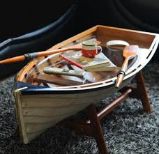 Nautical Row Boat Table With Glass Top In 2020 Boat Table Living Room Coffee Table Row House Design