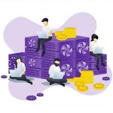 But, before we dwell directly into the cryptocurrency concept, it is important to learn about its history and how it started. Cryptocurrency Mining Concept With People Working Mining Bitcoins On Laptop Digital Currency Investment Finance And Trading Can Used For Web Banner Landing Page Web Banner Currency Design Curated Gift Boxes