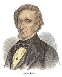 Framed Print of Portrait of John Tyler, tenth president of the United  States from 1841 to 1845