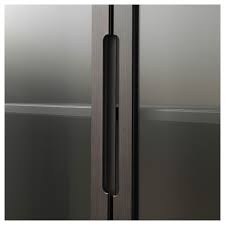 Regissor Vetrina Marrone 118x203 Cm Ikea It Glass Cabinet Doors Glass Door Glass