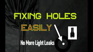 Enough light that when i wave my hand around i can see that something crossed in front of the light, but not enough to know it was a hand. Fixing Pinholes In Your Grow Tent Easily Quick Tip Youtube