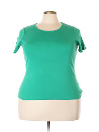 Details About White Stag Women Green Short Sleeve T Shirt 20 Plus