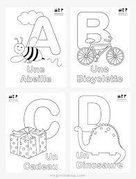 Free, printable coloring pages for adults that are not only fun but extremely relaxing. French Alphabet Coloring Pages Mr Printables