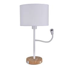 This bedside lamp with usb charging port is available with the option of 1 or 2 usb ports. Table Lamp With Usb Port