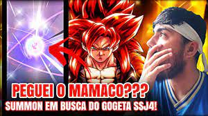 While there are two lfs this anniversary, there is no doubt in anybody's mind that the spotlight is reserved for ssj4 gogeta, as he's even been put on the dragon ball legends log and the gt ost dan dan will now permanently remain in our heads as it has been added. Summon Gogeta Ssj4 Legends Limited Dragon Ball Legends 3 Aniversario Youtube