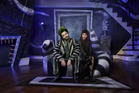 While beetlejuice deals with death and ghosts, is still often described as a comedy. Eddie Perfect On Broadway Stage Whispers