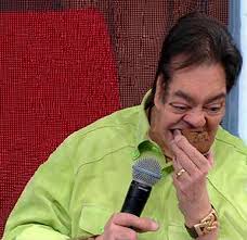 Faustão com a cara deformada