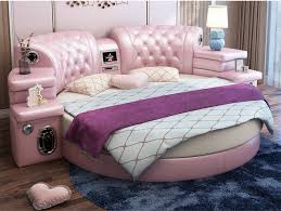 Stores that sell bedroom sets. Girls Bedroom Furniture Pink Big Round Leather Bed Cheap Round Beds For Sale Bedroom Sets Aliexpress