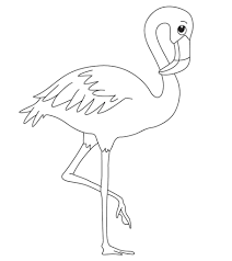 Coloring pages of a flamingo. Top 10 Flamingo Coloring Pages For Toddlers