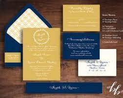 Sample Golden Leaves Wedding Invitation Printed On 100 Recycled Paper Mustar Orange Wedding Invitations Yellow Wedding Invitations Navy Blue Wedding