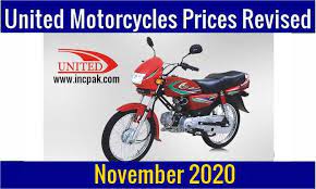 United Motorcycle Prices Revised November 2020 Motorcycle Price Motorcycle The Unit