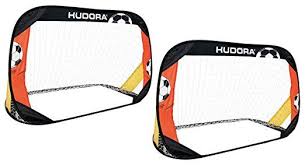 Hudora Fussballtor Fussball Tor Pop Up 2er Set Fussballtor Garten Klappbar Fussball Draussen Im Eigenen Garten Oder Auf Einer Wiese Fussballtor Fussball Pop Up