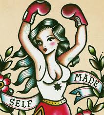 Traditional Girl Boxer Tattoo Google Search Girl Boxers Boxer Tattoo Strong Woman Tattoos