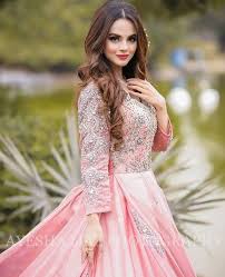 She also performed in the famous drama log kia kahengy. Ghanu Pakistani Bridal Wear Long Gown Dress Fashion