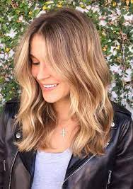 48 Best Medium Length Honey Blonde Haircuts In 2018 Do You Have Medium Length And Looking For Best Balayage Hair Hair Color Techniques Golden Brown Hair Color
