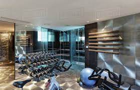 Gym With Equipment In Modern Luxury Home Showcase Interior Stock Photo Dissolve Hollywood hills architectural masterpiece home gym design at. gym with equipment in modern luxury home showcase interior d1007 9 133