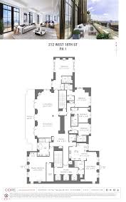 Re 212 West 18th St Penthouse1 New York Ny 10011 Core Real Estate Luxury Floor Plans Penthouse Apartment Floor Plan Craftsman House Plans