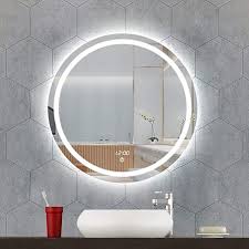 Makeup Mirror Bathroom Wall Mirrors Round Decorative Wall Mirror Wall Mounted Fogless Mirror For Bedroom In 2020 Mirror Wall Bathroom Bathroom Mirror Mirror Wall Decor