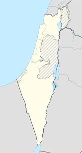 The red square outlines the approximate region shown in the map to the right. Template Israeli Palestinian Conflict Detailed Map Wikipedia