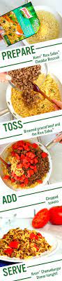 Enjoy Knorr S Delicious Family And Budget Friendly Recipe For Cheeseburger Dinner Prepare Knorr Rice Sides Cheddar B Recipes Beef Recipes Cooking Recipes